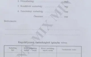 Szolg. idő és szab. nyilvántartás 1